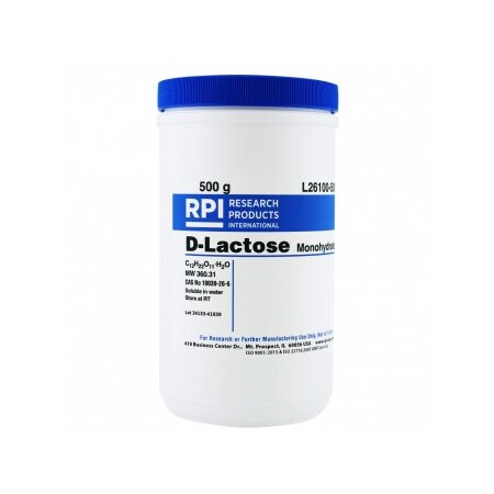 Rpi D-Lactose Monohydrate, 500 G L26100-500.0